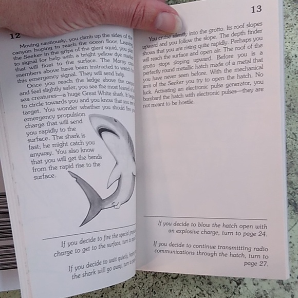 Journey Under Sea Choose Your Own Adventure Children's Chapter Book Junior - Picture 6 of 6